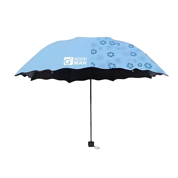 Water-Activated Color-Changing Manual Folding Umbrella
