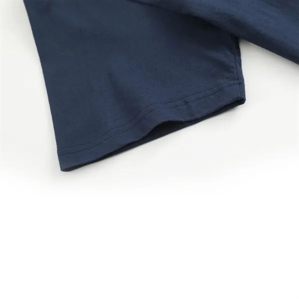 6.3 oz 100% Cotton Unisex Round Neck Short Sleeve T-shirt - 6.3 oz 100% Cotton Unisex Round Neck Short Sleeve T-shirt - Image 5 of 9