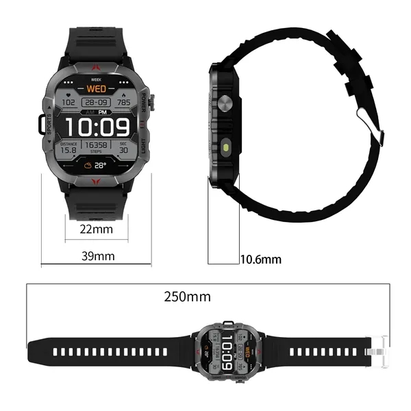 Sports Fitness Smart Watch - Sports Fitness Smart Watch - Image 2 of 5