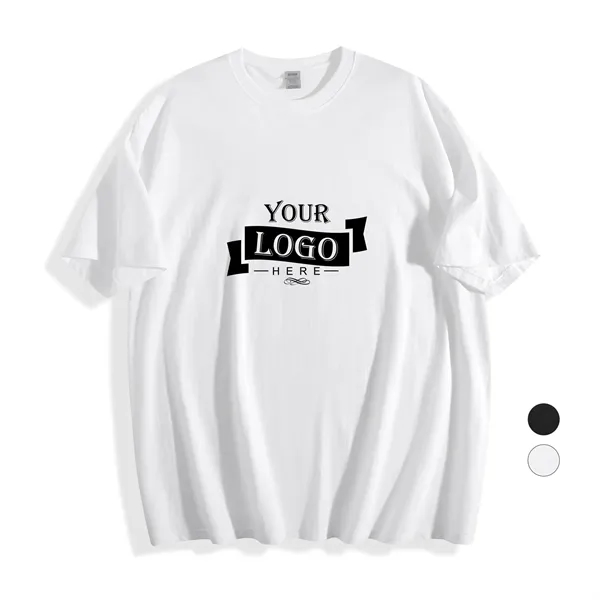 6.3 oz Women's 100% Cotton Crew Neck Short Sleeve T-shirt - 6.3 oz Women's 100% Cotton Crew Neck Short Sleeve T-shirt - Image 0 of 9