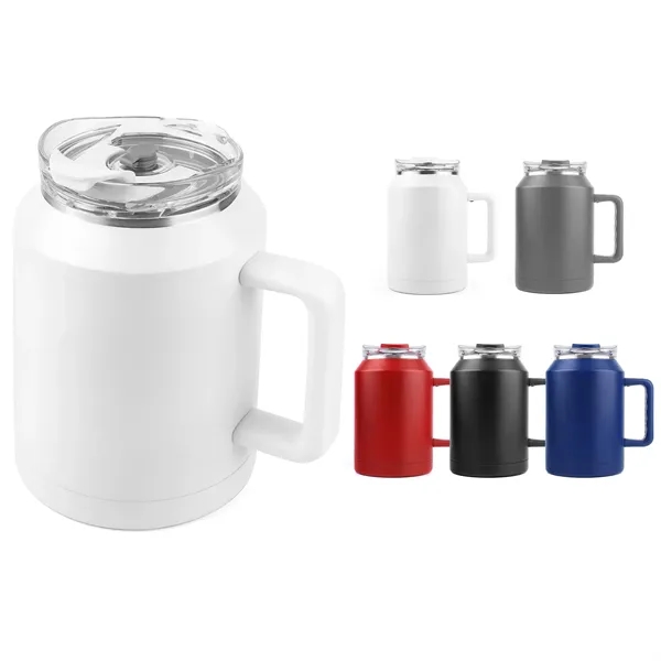 50oz Double Wall Stainless Steel Vacuum Mug & Lid - 50oz Double Wall Stainless Steel Vacuum Mug & Lid - Image 1 of 9