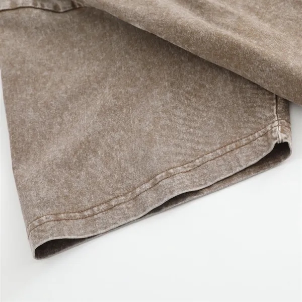 8.1 oz Heavyweight 100% Cotton Washed T-shirt - 8.1 oz Heavyweight 100% Cotton Washed T-shirt - Image 6 of 10