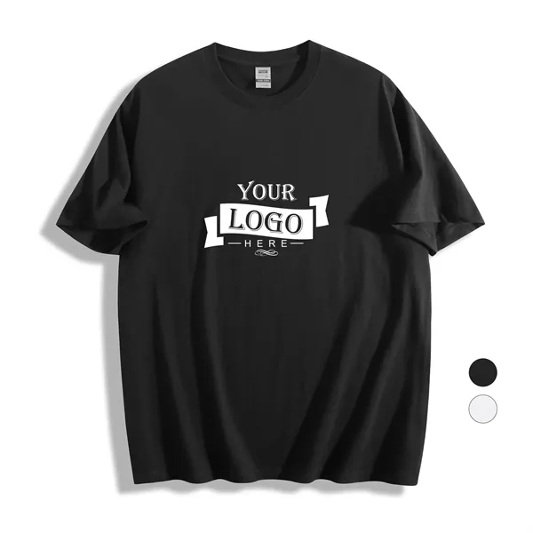 6.3 oz Women's 100% Cotton Crew Neck Short Sleeve T-shirt - 6.3 oz Women's 100% Cotton Crew Neck Short Sleeve T-shirt - Image 0 of 9