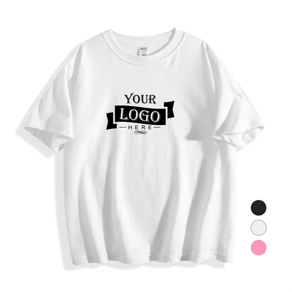 6.3 oz Teenagers' 100% Cotton Crew Neck T-shirt - 6.3 oz Teenagers' 100% Cotton Crew Neck T-shirt - Image 0 of 9