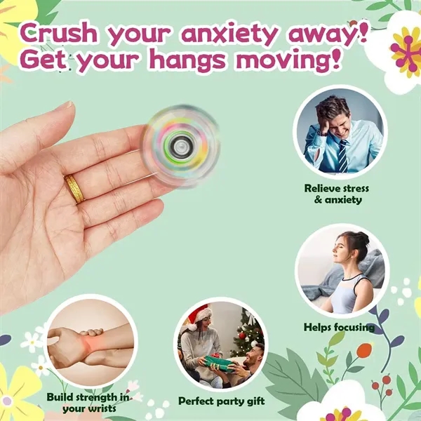 Custom Acrylic Fidget Spinner - Custom Acrylic Fidget Spinner - Image 1 of 6