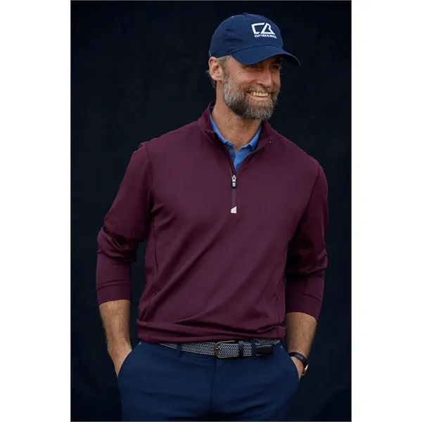 Cutter & Buck Traverse Stretch Eco Quarter Zip Mens Pullover - Cutter & Buck Traverse Stretch Eco Quarter Zip Mens Pullover - Image 15 of 85