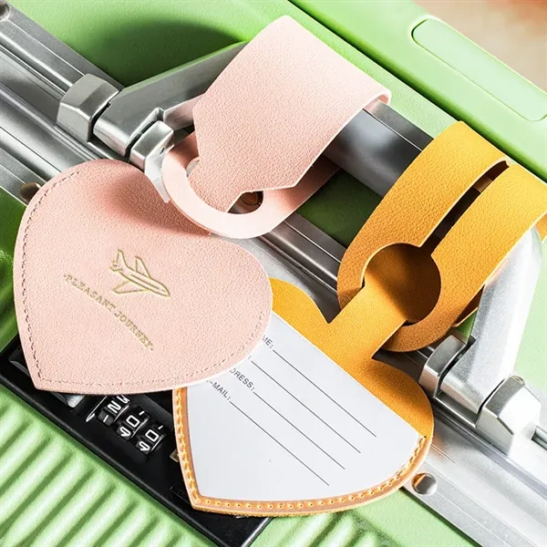 PU Leather Luggage Tag