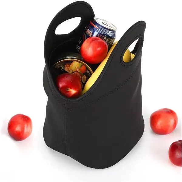 Easy Carry Zippered Neoprene Lunch Bag