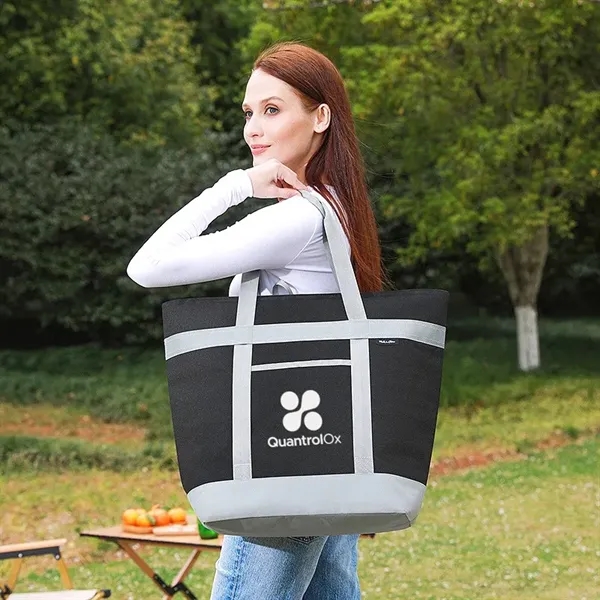 Oxford Cloth Lunch Tote Bag