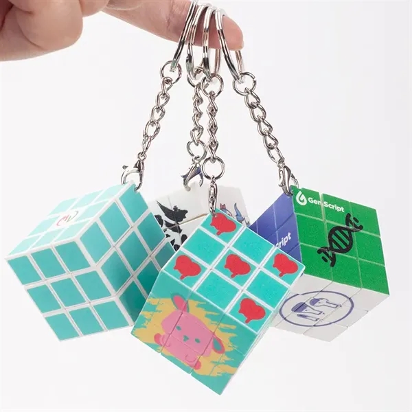 Custom Keychain Puzzle Cube
