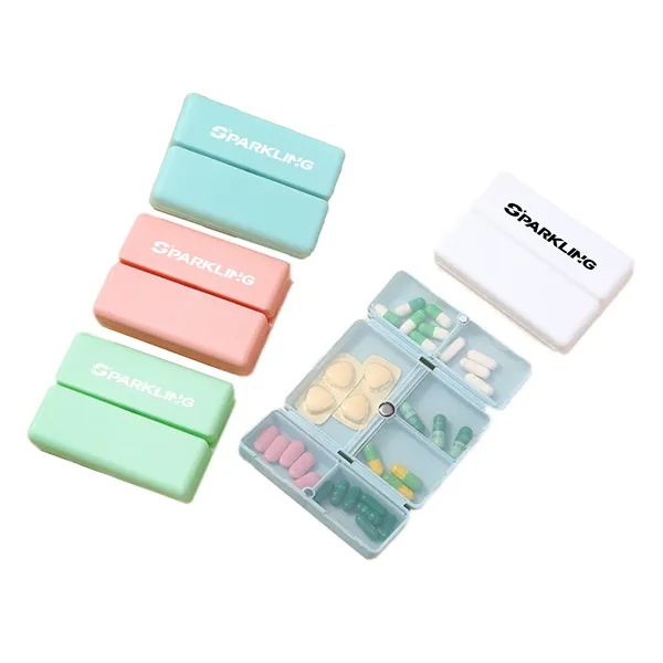 6 case pill box with cover