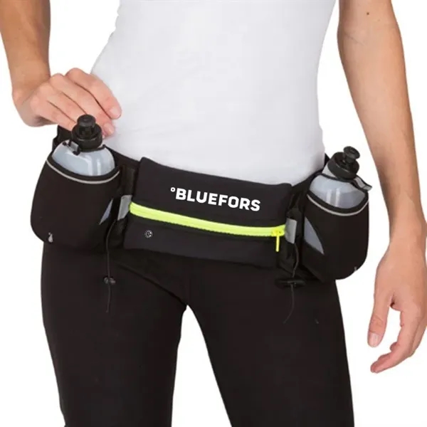 Running Waist Bag with Two  Water Bottle Holder