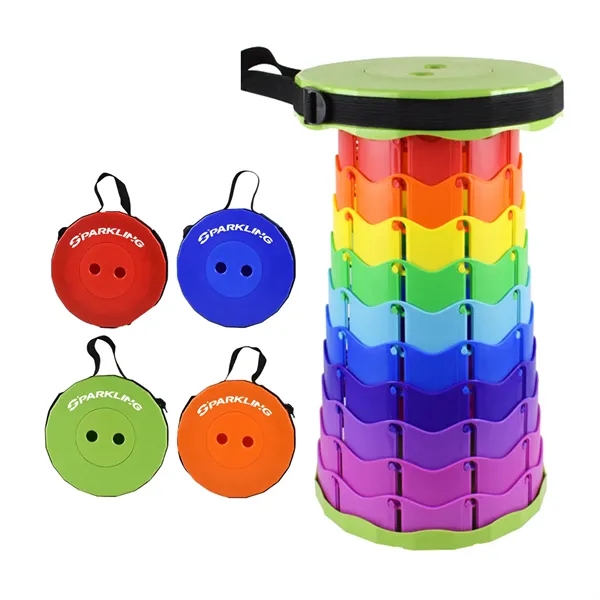 Rainbow Collapsible Telescopic Stool