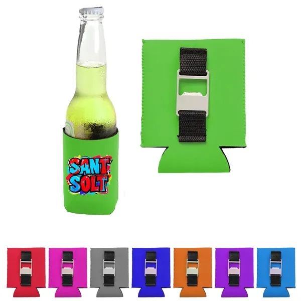 Integrated Beer Opener Insulated Non-slip Cup Sleeve - Integrated Beer Opener Insulated Non-slip Cup Sleeve - Image 0 of 12