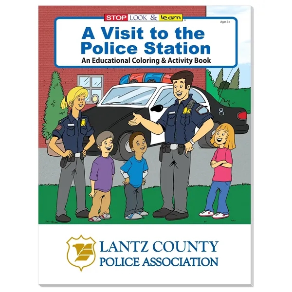 Coloring Book: A Visit to the Police Station - Coloring Book: A Visit to the Police Station - Image 0 of 2