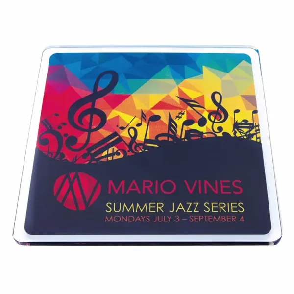 Good Value™ Square Acrylic Coaster - Good Value™ Square Acrylic Coaster - Image 0 of 2
