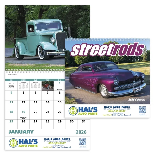 Good Value™ Street Rods - Spiral Calendar - Good Value™ Street Rods - Spiral Calendar - Image 0 of 31