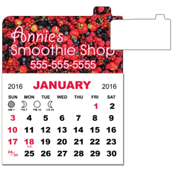 Custom 3" x 3.875" - Magnet Mini Calendar Pad (Point)