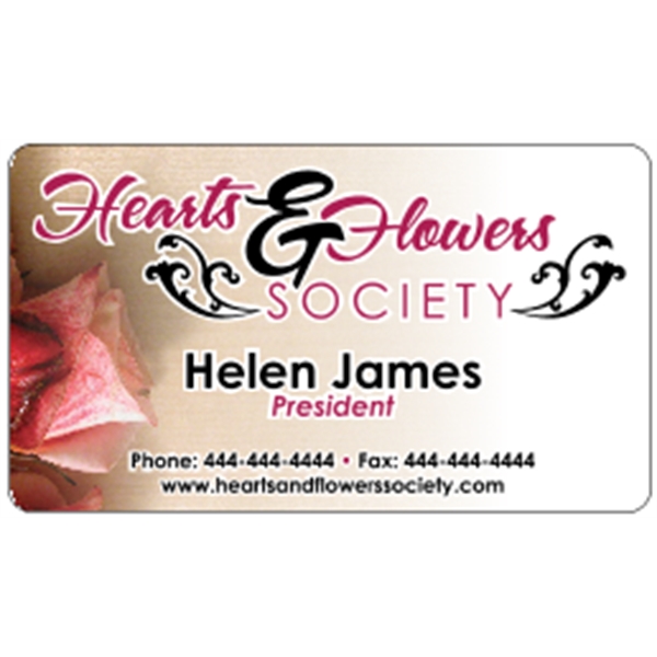 Deluxe White Business Card .020"