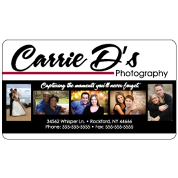 Deluxe White Business Card .020"