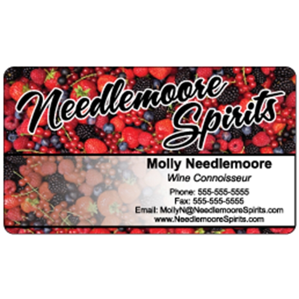 Deluxe White Business Card .030"