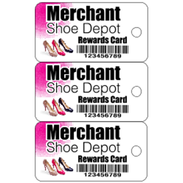 Deluxe 3-up Key Tags .030" White - Deluxe 3-up Key Tags .030" White - Image 6 of 7