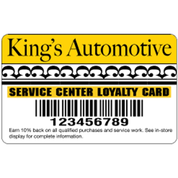 Deluxe Loyalty Card .020" White - Deluxe Loyalty Card .020" White - Image 1 of 7