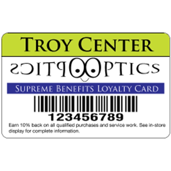 Deluxe Loyalty Card .020" White - Deluxe Loyalty Card .020" White - Image 4 of 7