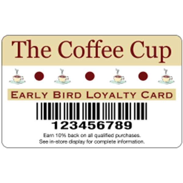 Deluxe Loyalty Card .020" White - Deluxe Loyalty Card .020" White - Image 7 of 7