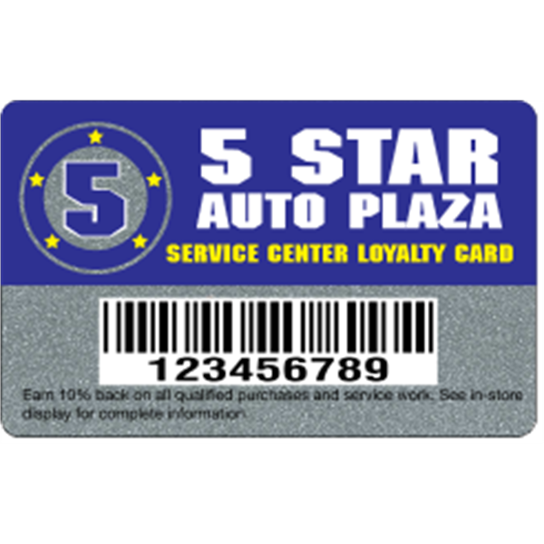Deluxe Loyalty Card .030" Silver