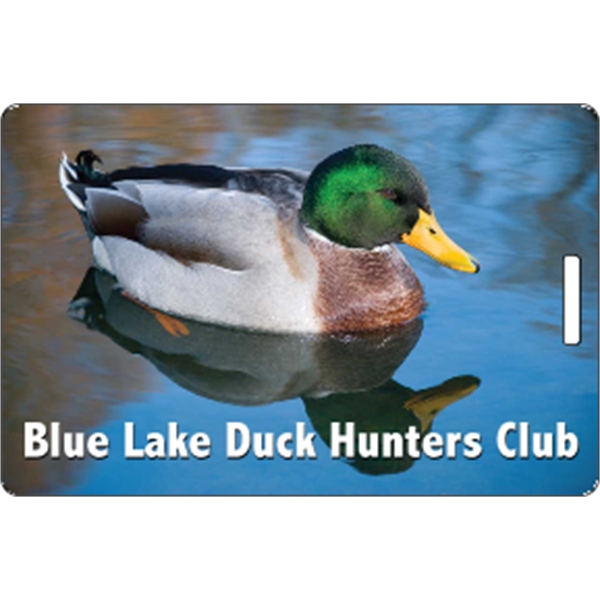 4" x 2.625" Rectangle Identification Tag