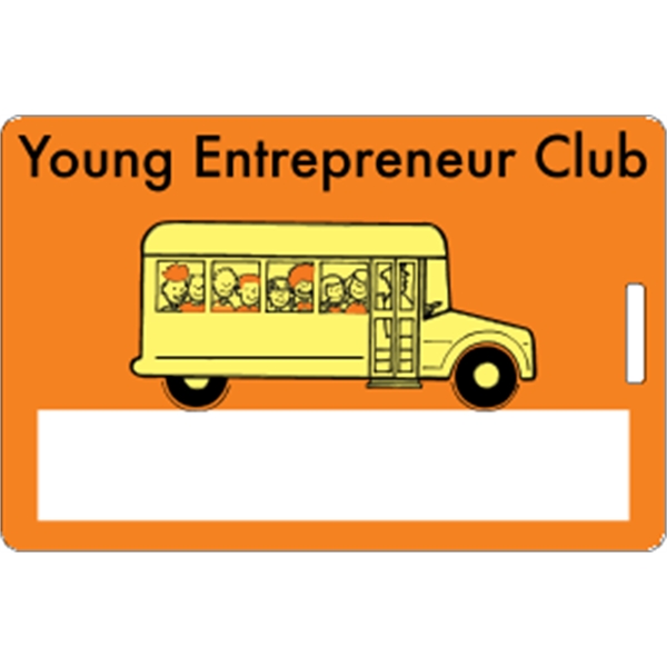 4" x 2.625" Rectangle Identification Tag