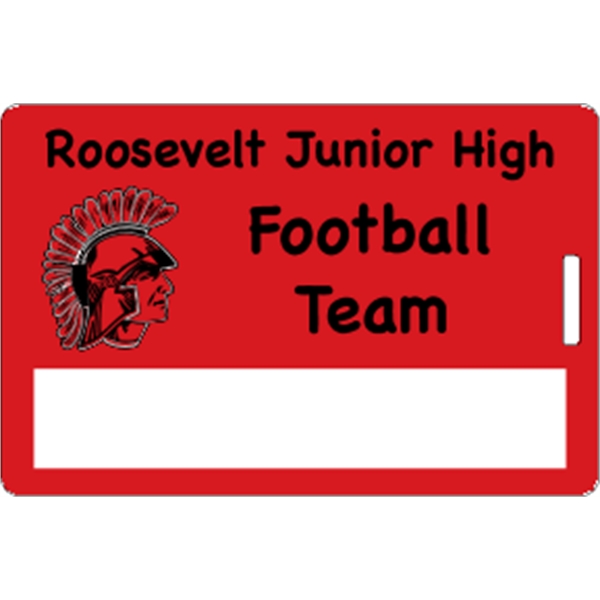 4" x 2.625" Rectangle Identification Tag
