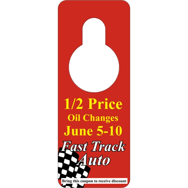 White Tag Stock Door Knob Hangers