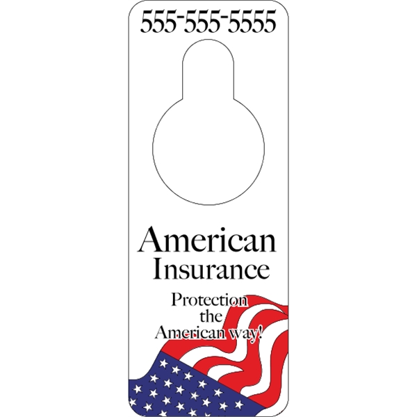 Door Knob Hangers .015" Plastic