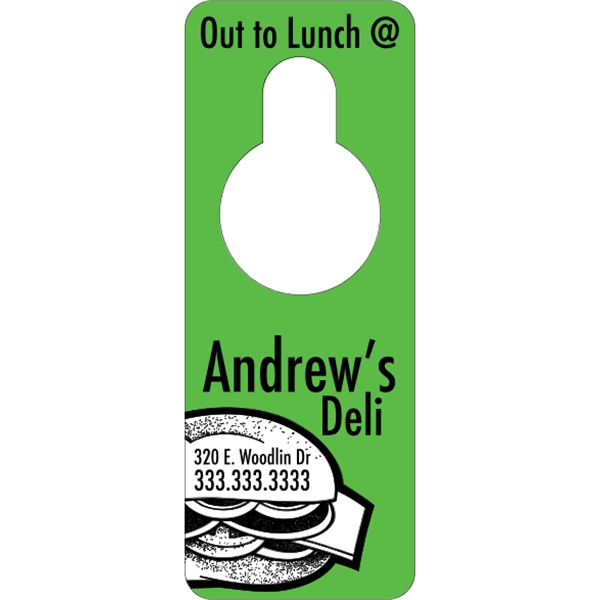 Door Knob Hangers .015" Plastic
