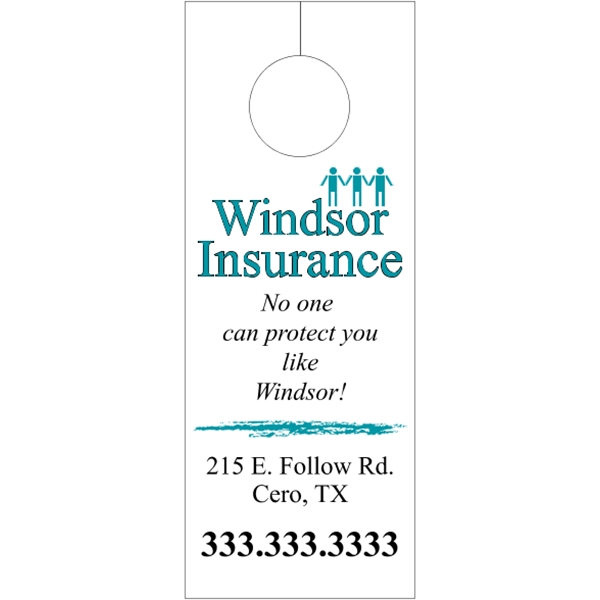 Door Knob Hangers .015" Plastic