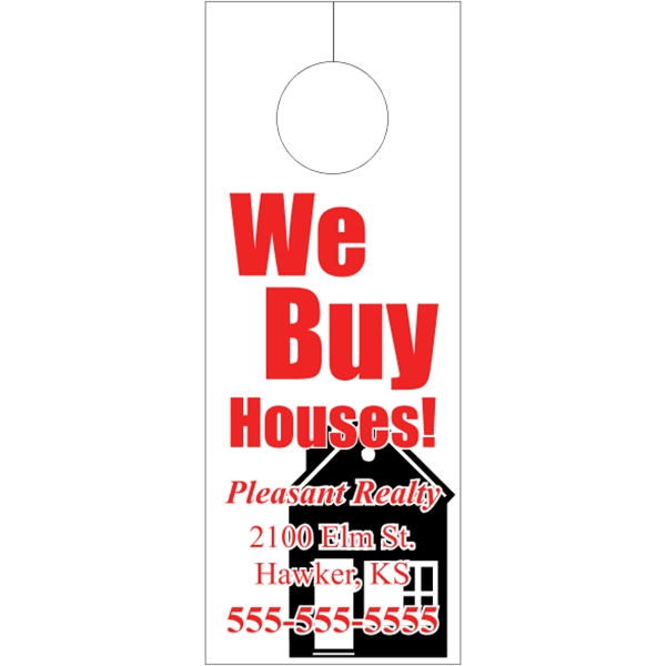 Door Knob Hangers .015" Plastic