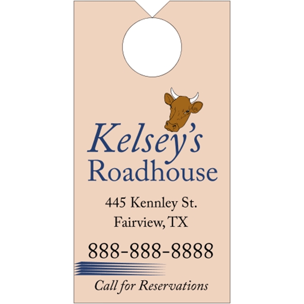 Door Knob Hangers .015" Plastic