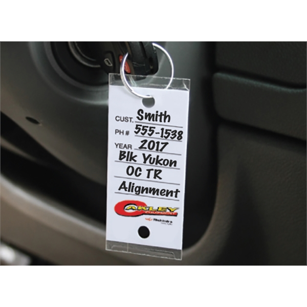 Custom Dealer & Auto Repair Versa-Tags™ Key Tags - National Bank ...