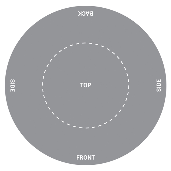 59" x 59" Round Table Cover - 59" x 59" Round Table Cover - Image 2 of 2
