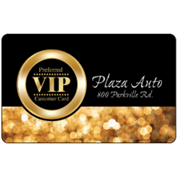 Custom Deluxe Loyalty Card .020" White