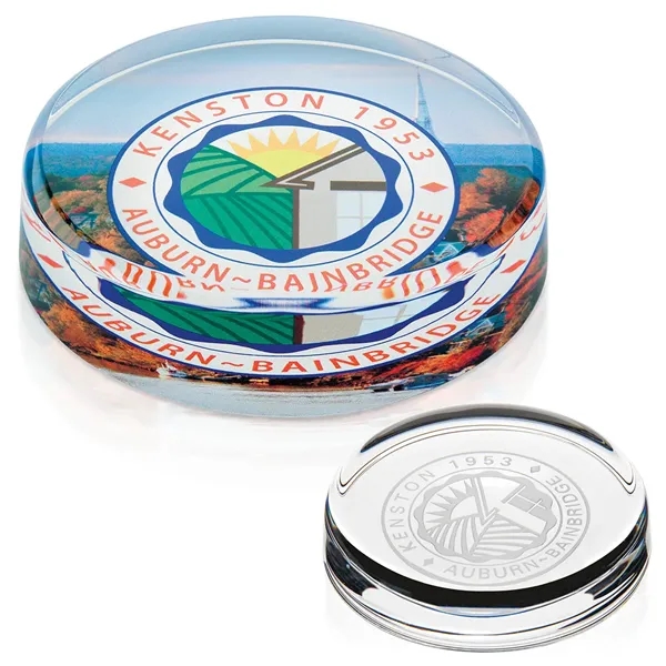 JAFFA® Round Paperweight - JAFFA® Round Paperweight - Image 0 of 4