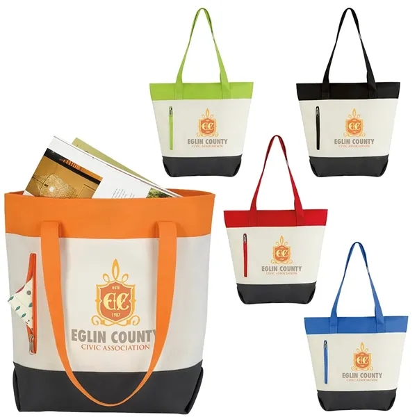 Good Value™ Color Zip Tote - Good Value™ Color Zip Tote - Image 0 of 11
