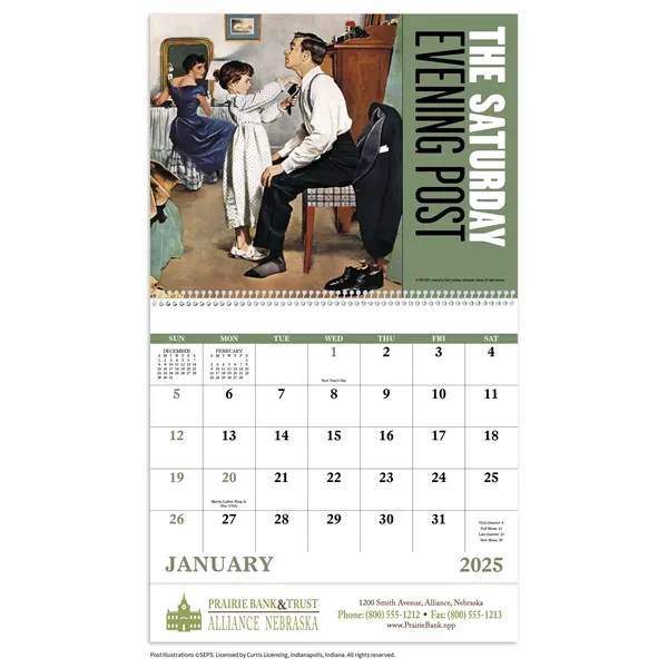 Good Value™ The Saturday Evening Post - Spiral Calendar - Good Value™ The Saturday Evening Post - Spiral Calendar - Image 3 of 35