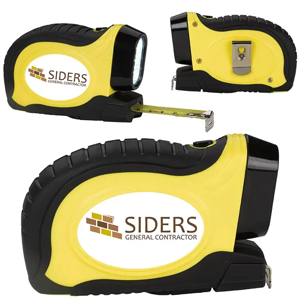 Tape Measure with LED Flashlight - Tape Measure with LED Flashlight - Image 0 of 0