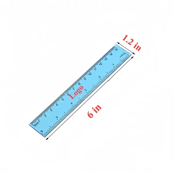 6'' Plastic  Rulers - 6'' Plastic  Rulers - Image 1 of 4