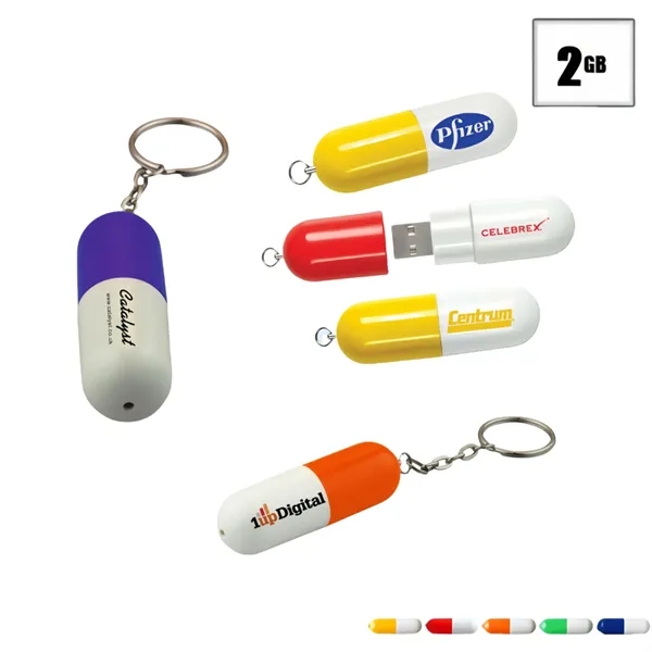 Capsule USB Flash Drive, 2GB - Capsule USB Flash Drive, 2GB - Image 0 of 0