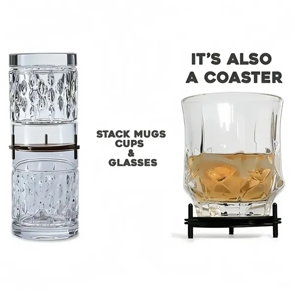 Expandable Stackable Drinkware Stacker Mug Organizer - Expandable Stackable Drinkware Stacker Mug Organizer - Image 4 of 4