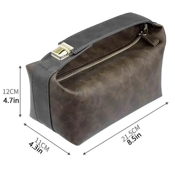 PU Waterproof Toiletry Bag - PU Waterproof Toiletry Bag - Image 1 of 3
